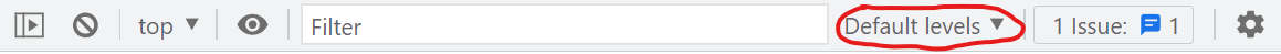 Chrome Logging Levels
